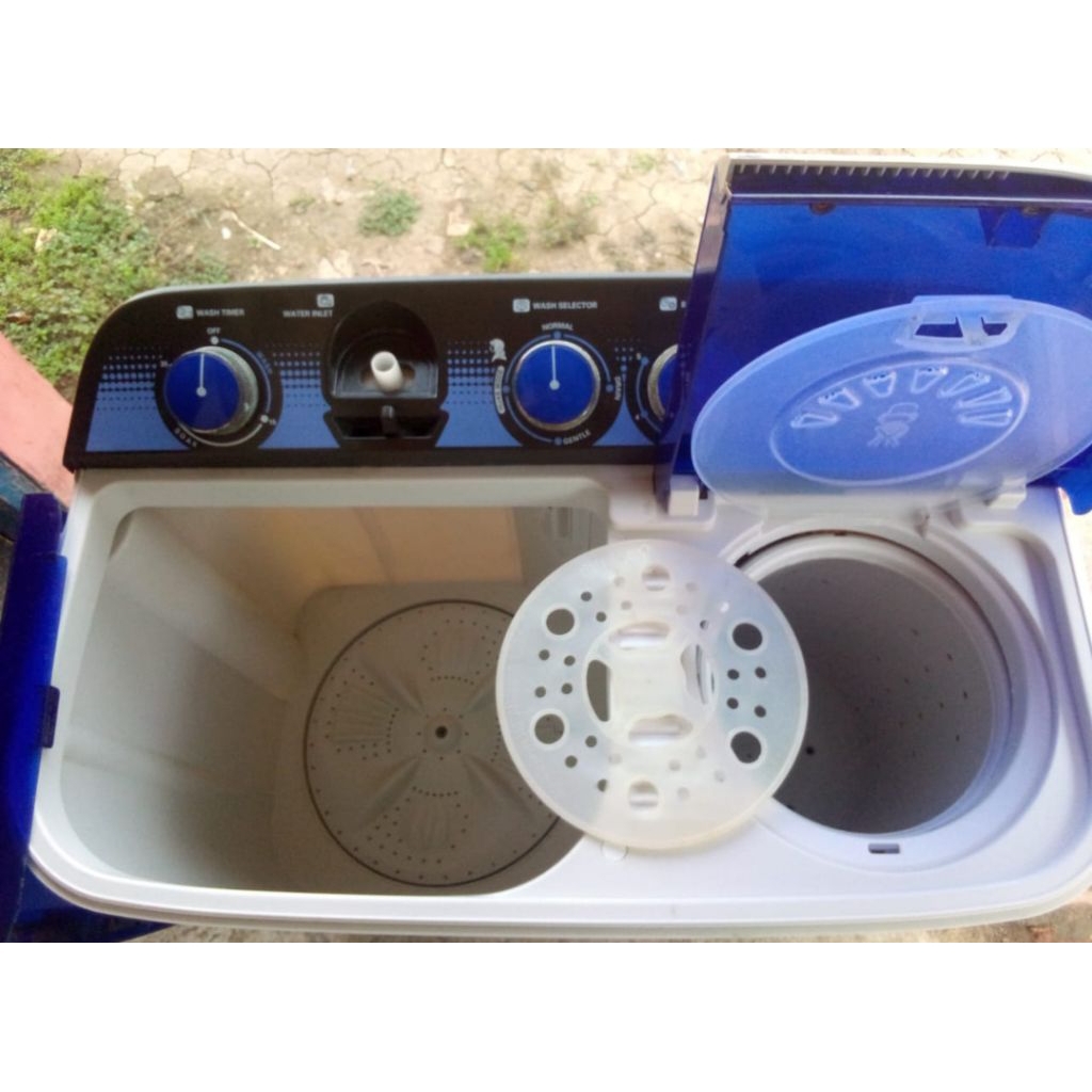 mesin cuci 2 tabung second