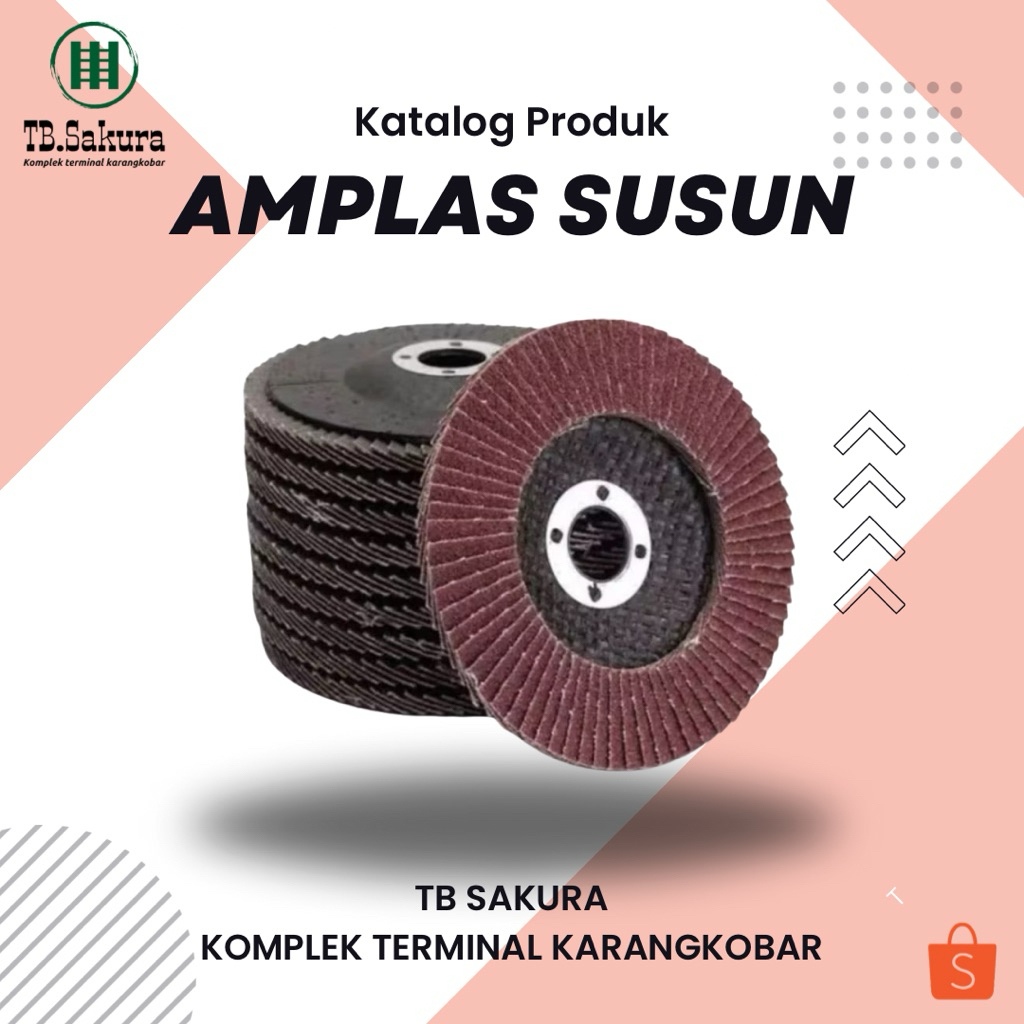 AMPLAS SUSUN BERTINGKAT KASAR ATAU HALUS MESIN GERINDA