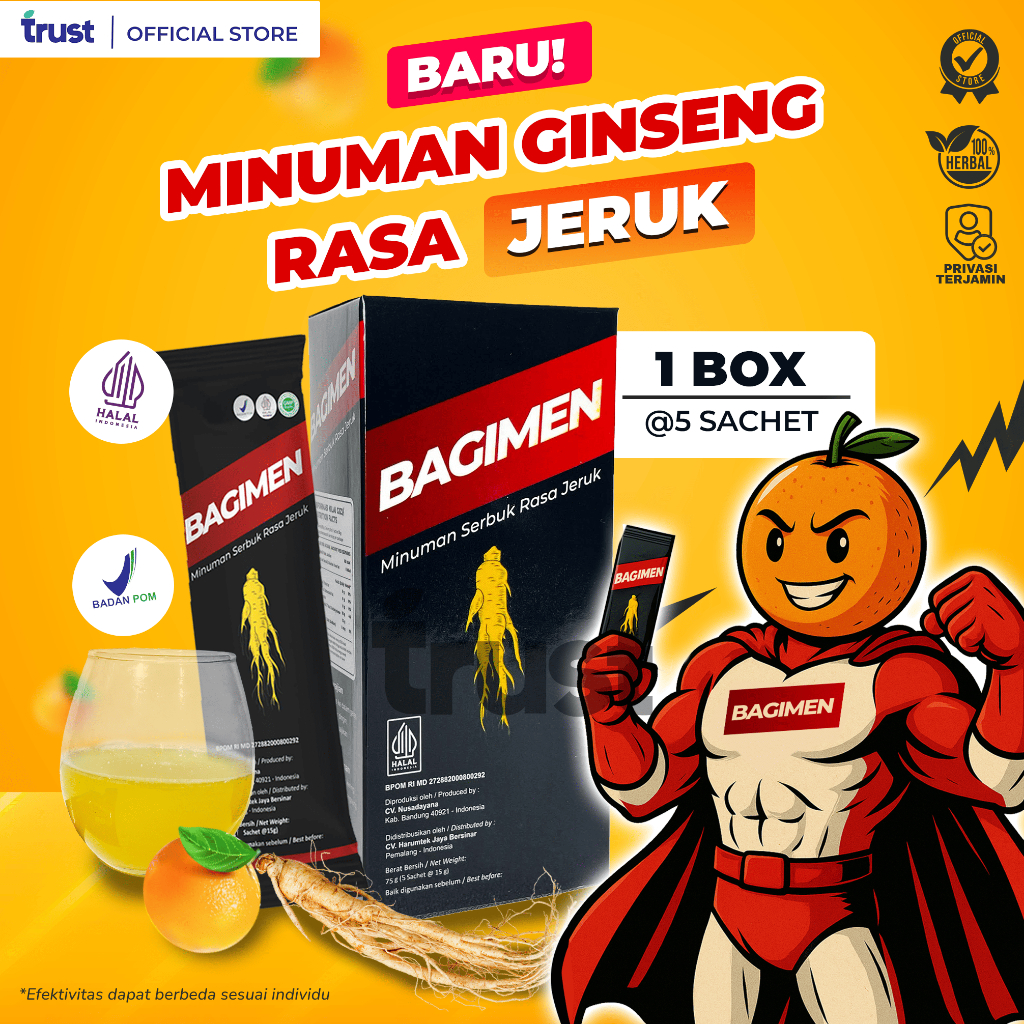 

Bagimen - Minuman Botanical Orange1 Box