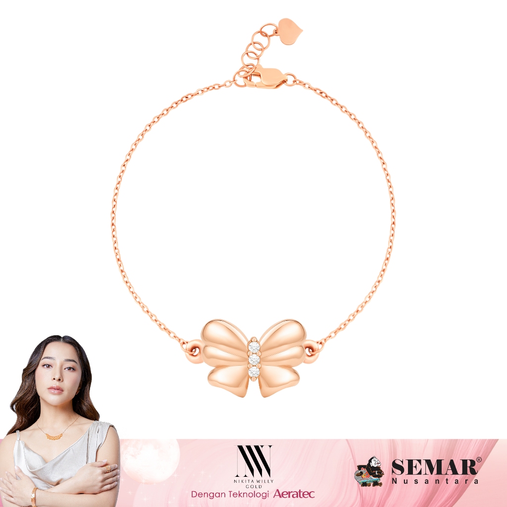 Nikita Willy Gold Aeratec Gelang Emas Felicity Bracelet Collection 17K Semar Nusantara