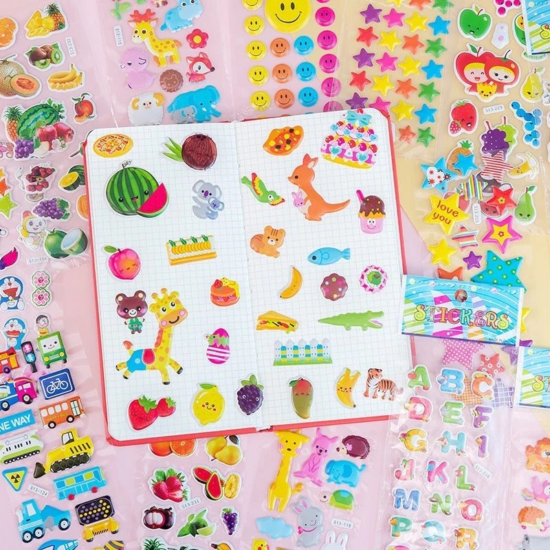 

Stiker Mainan Anak Perempuan / Sticker Natal/ Sticker Timbul / Stiker Mainan Toy Story/ Stiker Anak Perempuan 3D