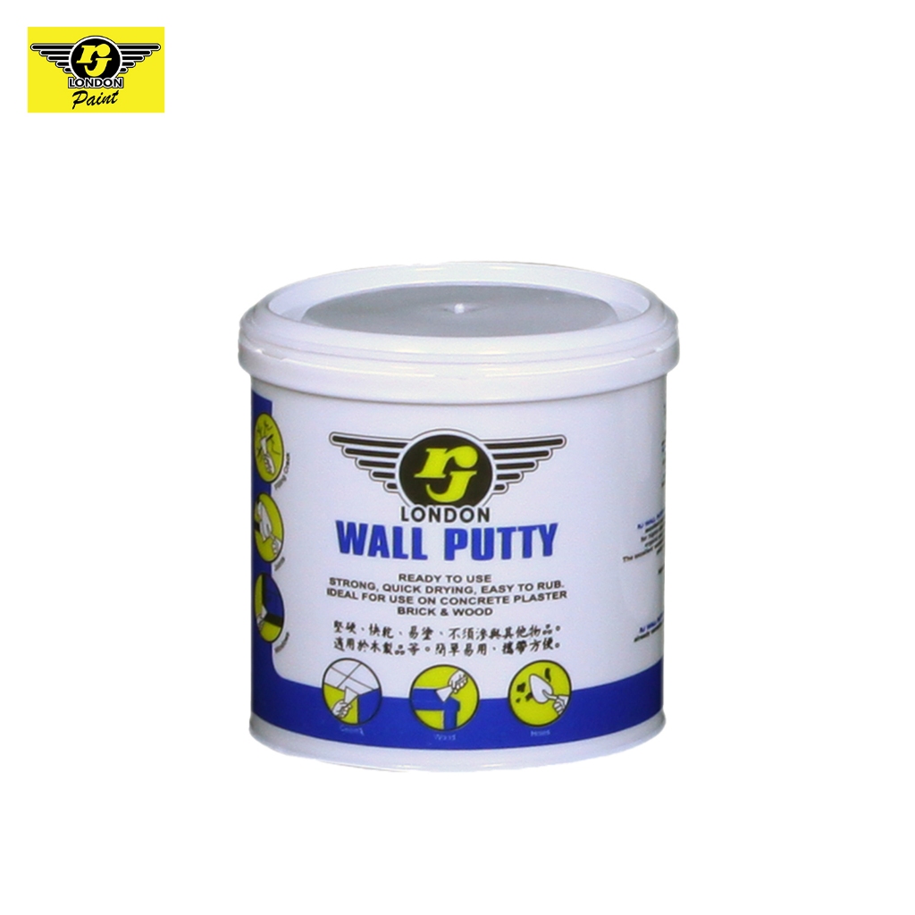 RJ Wall Putty 1 Kg Acrylic Emulsion Premium / Dempul Tembok / Dempul Wall Putty Rj 1kg