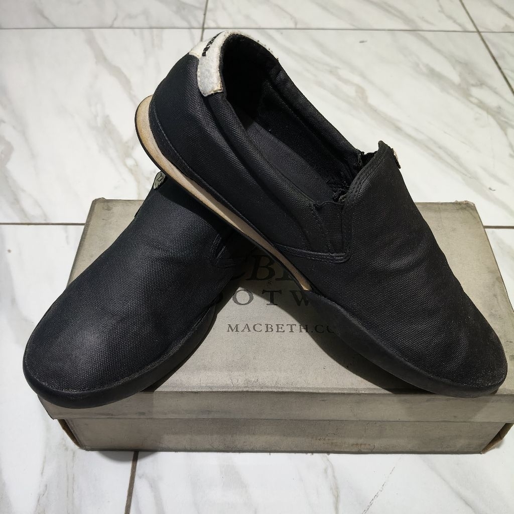 Sneaker Macbeth Mcqueen BC (black cement) era tom