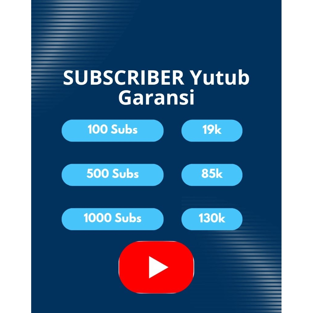 YOUTUBE SUBSCRIBE GARANSI