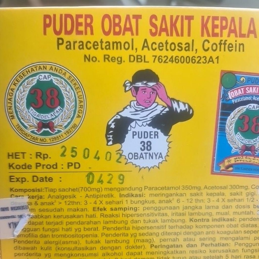 Puyer 38  1 kotak