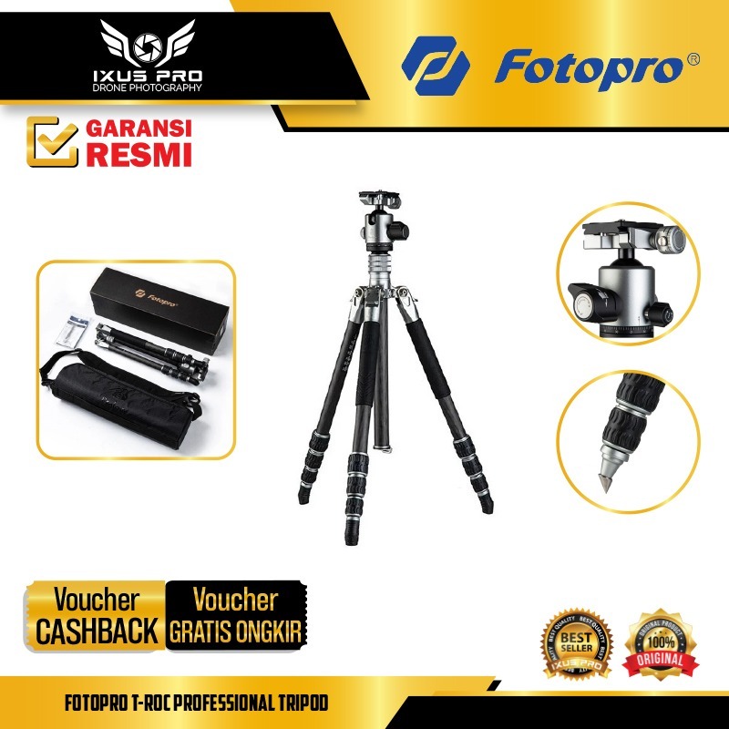 Fotopro T-Roc Professional Tripod - Fotopro TRoc Tripod