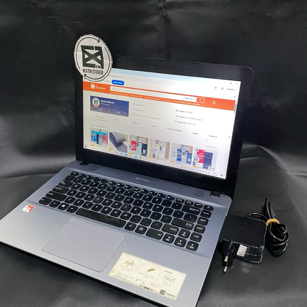 LAPTOP ASUS X441BA AMD A4 9125 4GB 14INCH SECOND BERGARANSI