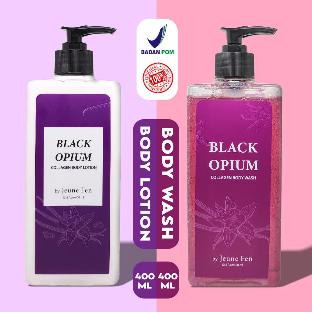 BPOM JEUNE FEN Collagen Body Wash Sabun Mandi & Body Lotion Mengencangkan Menghaluskan kulit