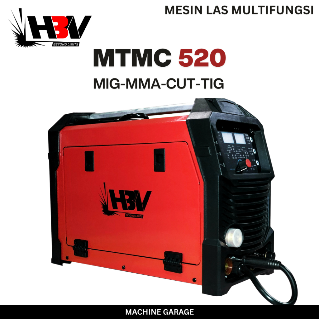 Mesin Las Multifungsi MTMC 520 MIG TIG MMA CUT Heavy Duty Welding Machine