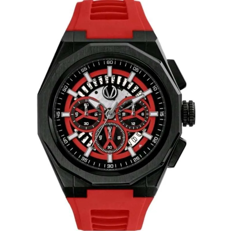 Galery jam Tangan Christ Verra CV 12189G-36 BLK/RED