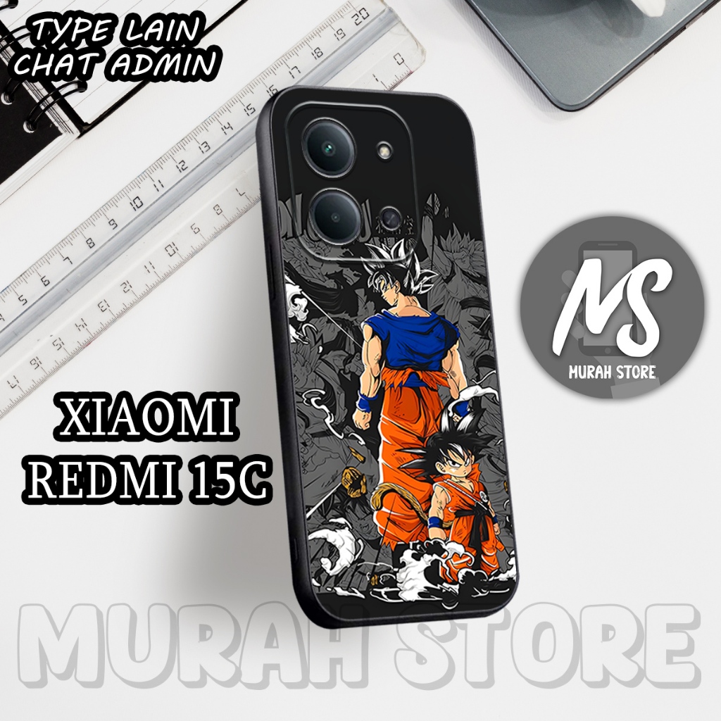 Softcase Karet REDMI 15C /MS12/Motif ANIME/Case Hp REDMI 15C/Silikon REDMI 15C