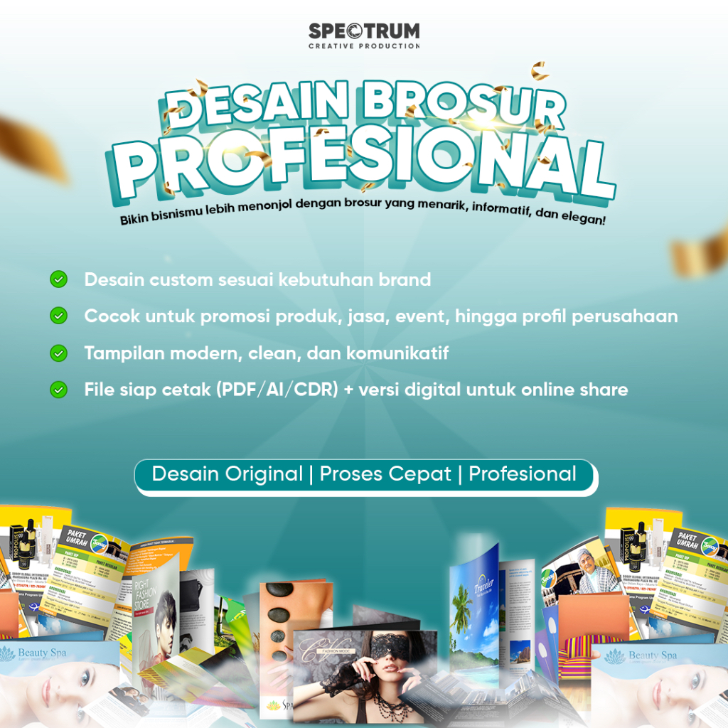 Jasa Desain Brosur Profesional