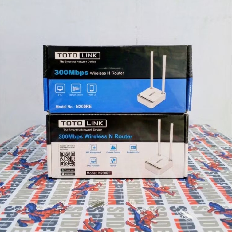 Totolink Wireless Router Wifi N Series N200RE V4, V5, Mercusys MW302R, Tenda N301, TP Link WR840n