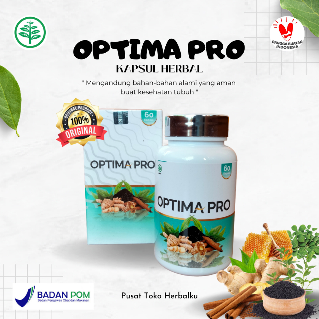 KAPSUL HERBAL OPTIMA PRO BPOM HALAL