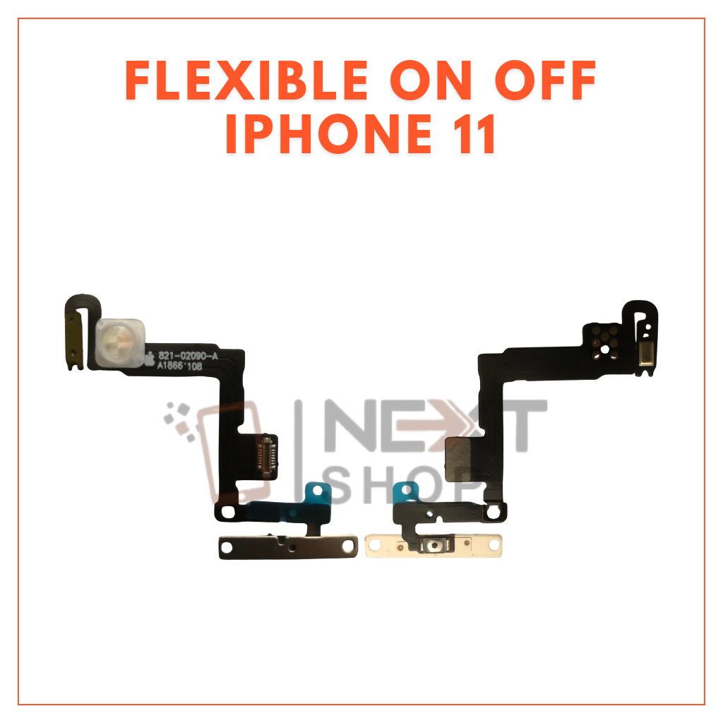 FLEXIBLE ON OFF IPHONE 11 + MIC + BLITE