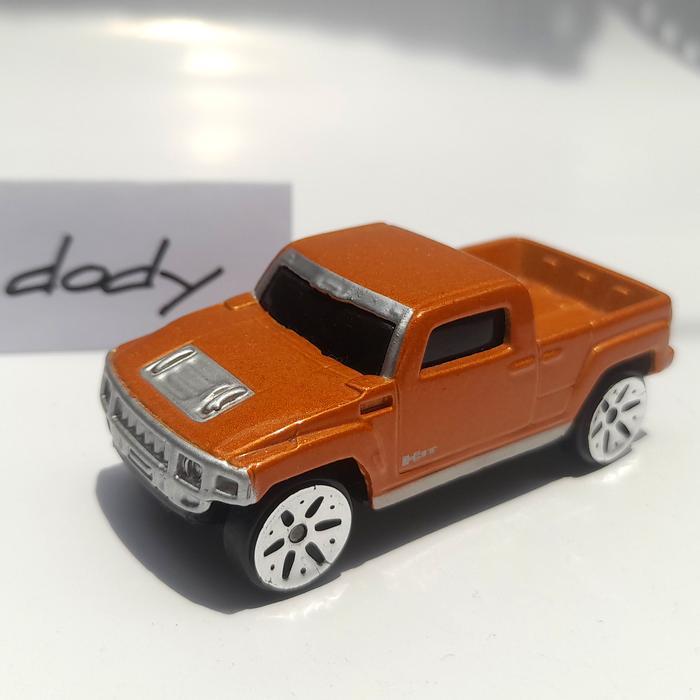 Maisto Hummer Pickup Oranye Metalik