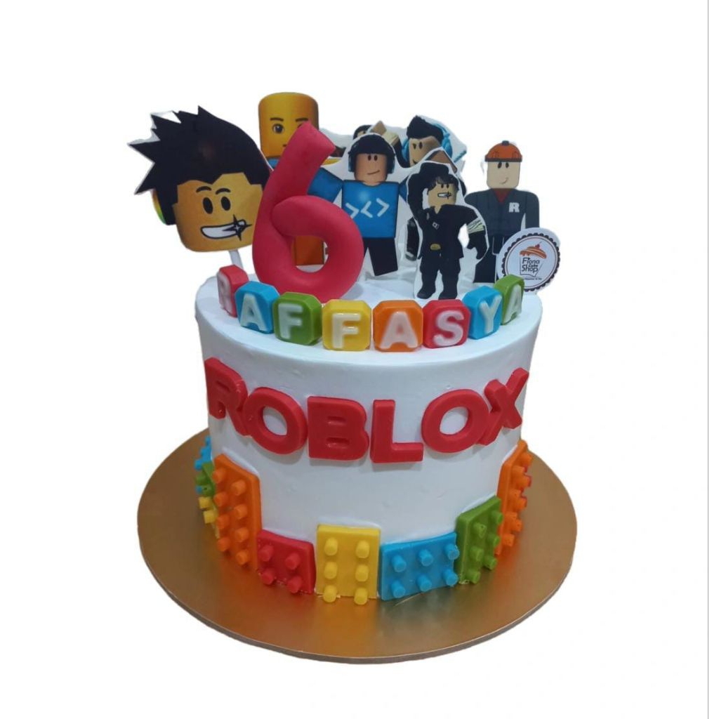 ROBLOX TEMA CAKE / KUE ULANG TAHUN