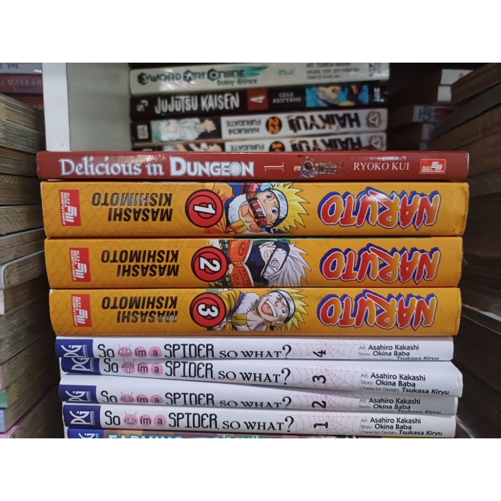 komik naruto bindup dan delicious in dungeon 1