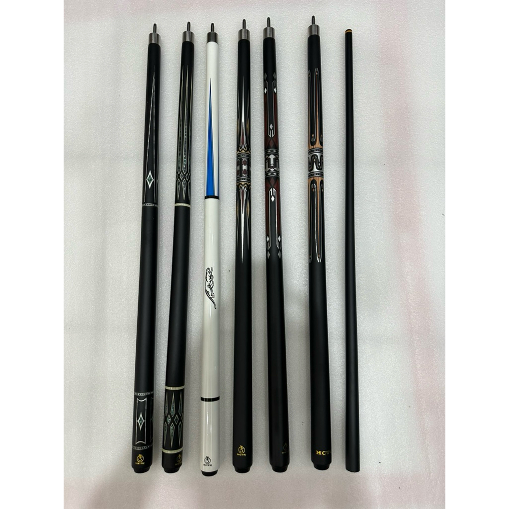 HCTQ Stick Billiard Carbon Cue Stick Play Billiard 100% Lurus Original