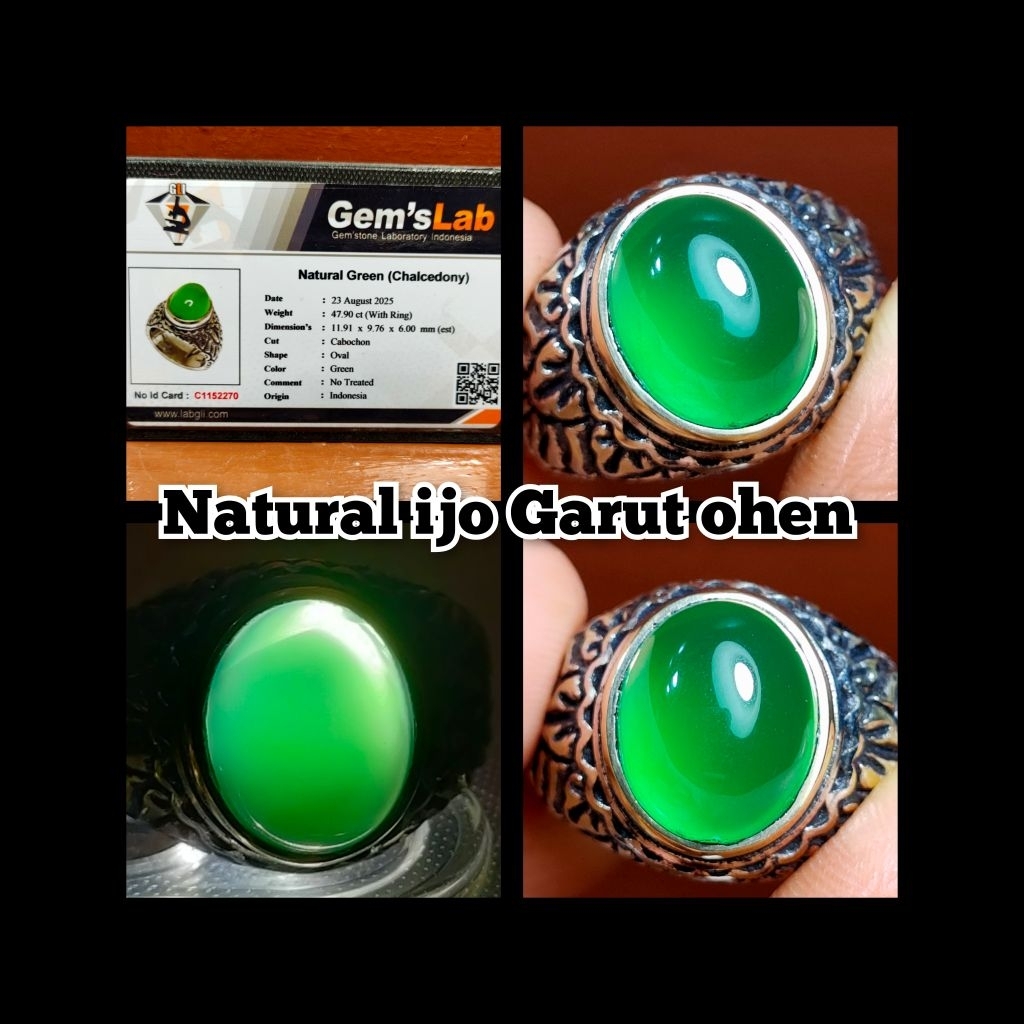 NATURAL BATU IJO GARUT OHEN LAWASAN