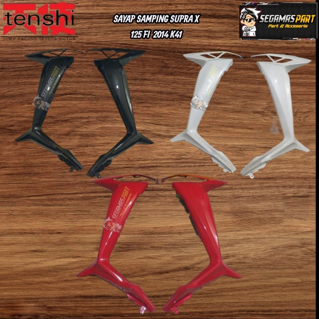 Sayap Tebeng Samping Honda Supra X 125 Fi Injeksi 2014 K41 Set