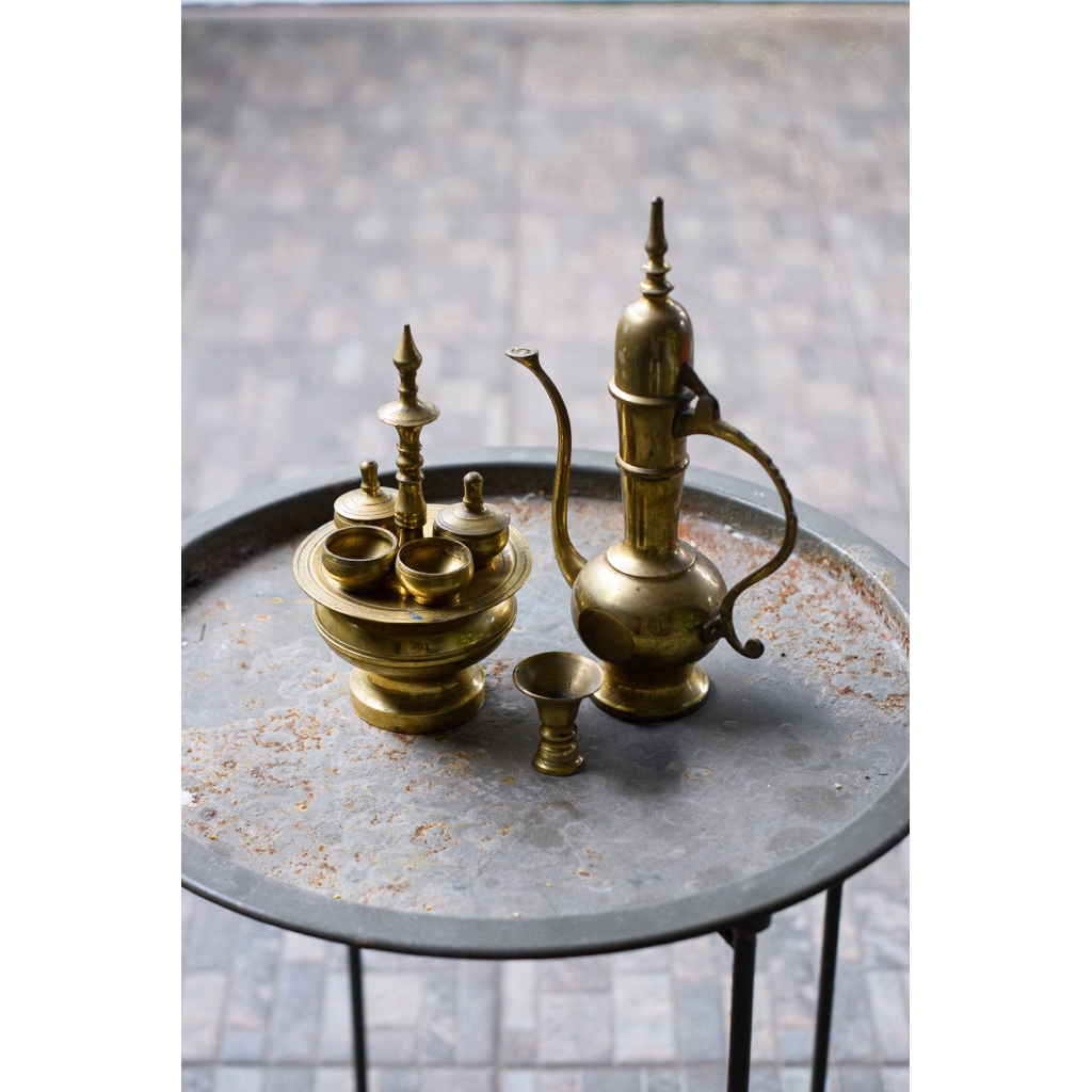 Set Teko Kuningan Asli Kuno/Antik/Vintage