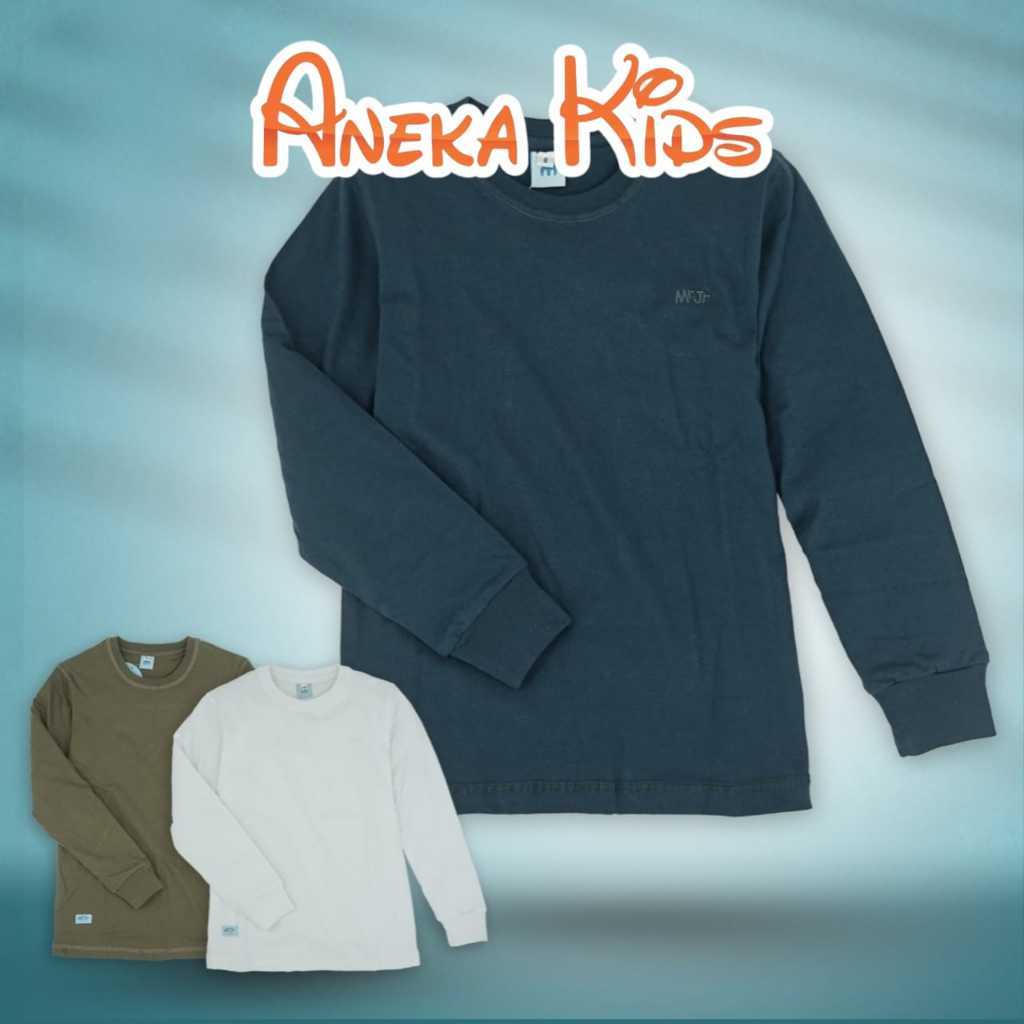 Mr.Jr Kaos Panjang Polos Anak-Anak / Kaos Panjang Polos