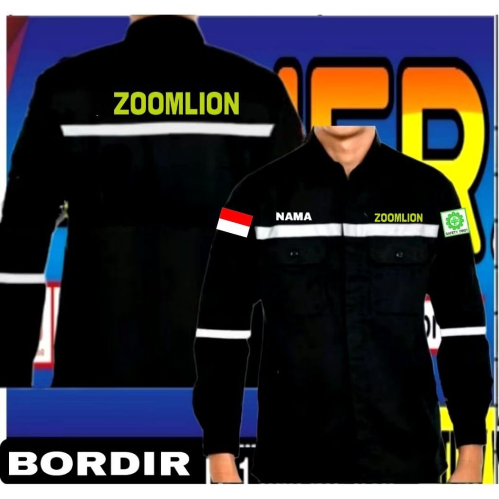 wearpack zoomlion baju safety zoomlion atasan zoomlion kemeja zoomlion baju zoomlion seragam zoomlio