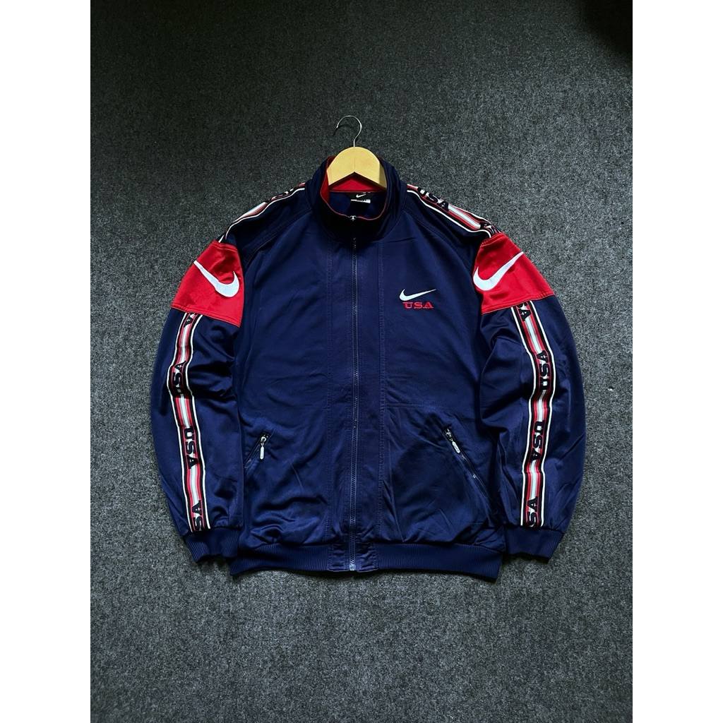 VINTAGE NIKE USA TRACK JACKET