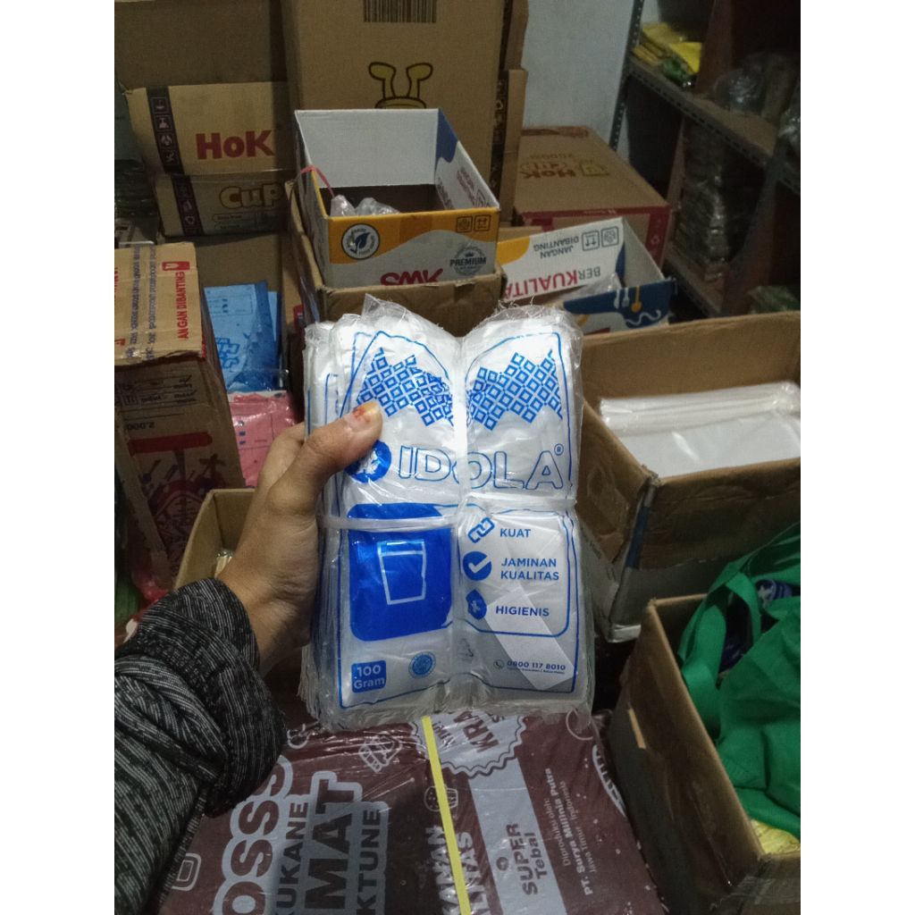 [ 1 IKAT ISI 10 ] KRESEK CUP MERK IDOLA | KRESEK 1 CUP | KRESEK BENING TEBAL