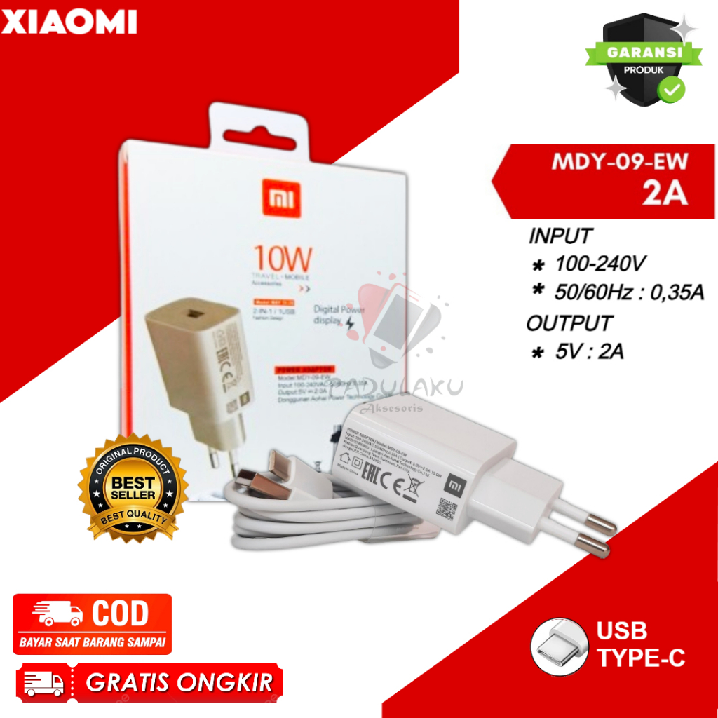 Charger Type C Fast Charging Xiaomi Original Carger Casan HP Redmi Note 7 8 8a 9 9t Ori Tipe C Ori