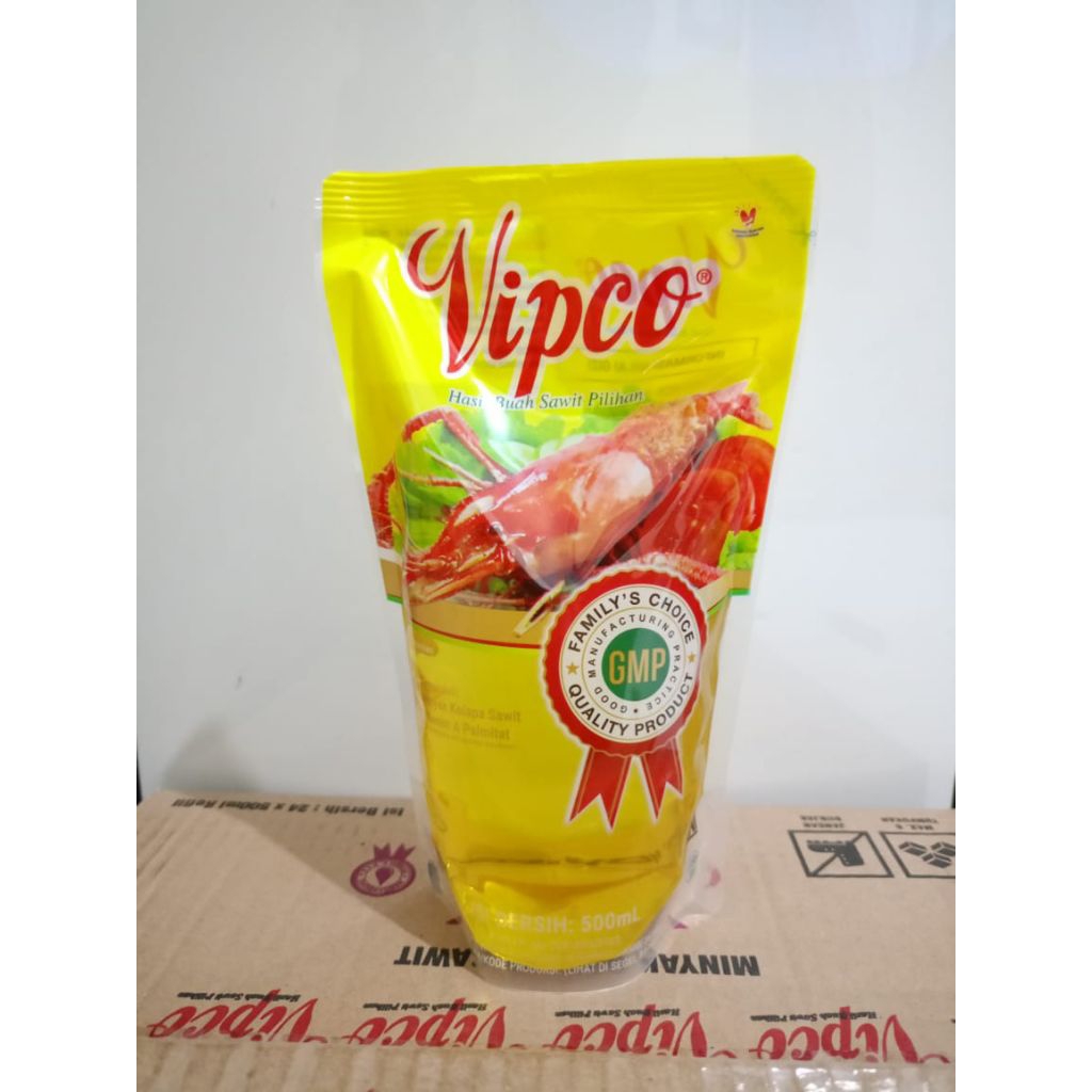 

Minyak Goreng Vipco 500ml exp: 19/08/27