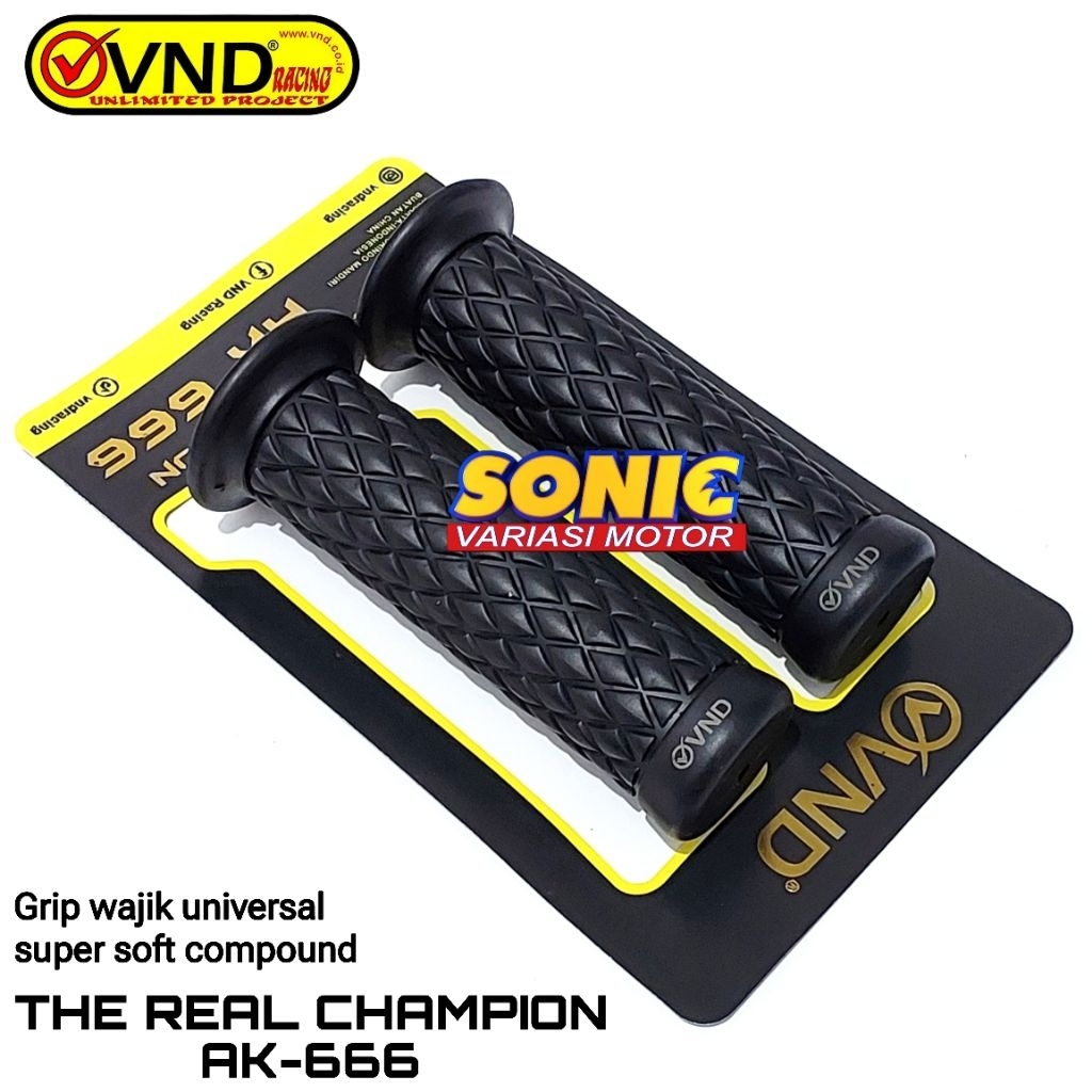 GRIP WAJIK VND HANDGRIP WAJIK ORIGINAL VND HANDFAT SARUNG GAS GRIP MOTOR VARIASI MOTIF WAJIK DIAMOND