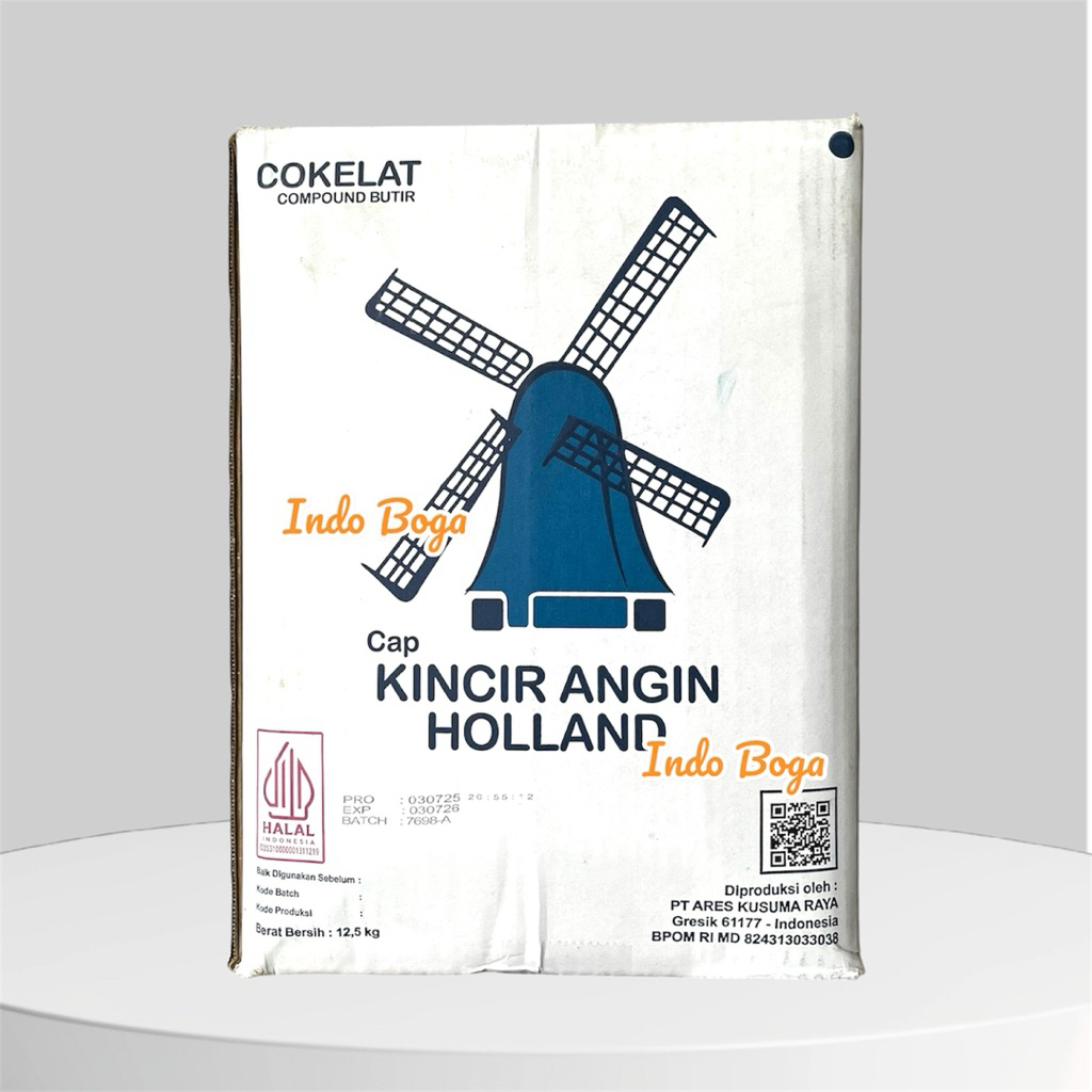 

Holland Biru Cokelat Meses 12.5kg / coklat meises cap kincir angin 12,5 kg