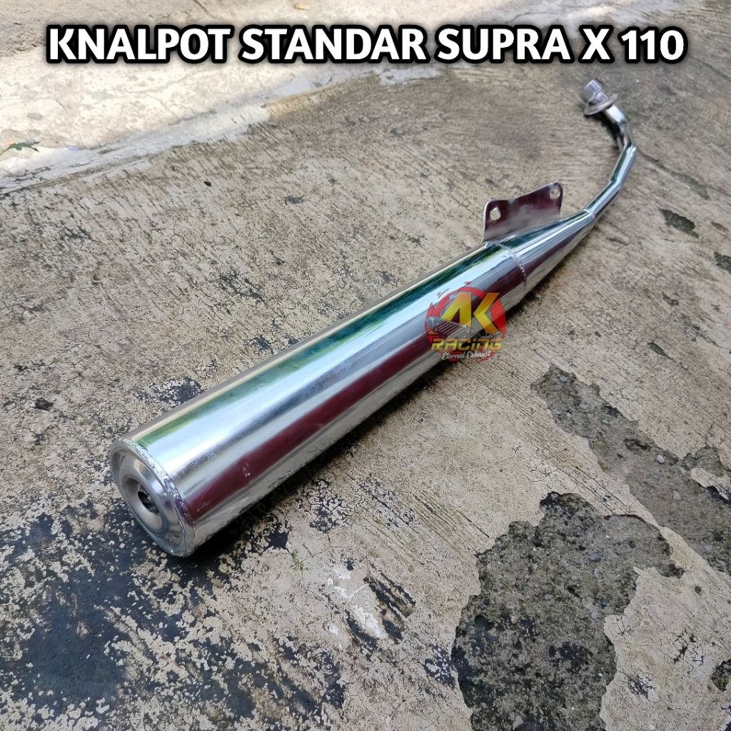 Knalpot Supra X Lama Knalpot Standart Honda Supra X100 Supra Fit Tahun 1197-2003 Knalpot Original Su