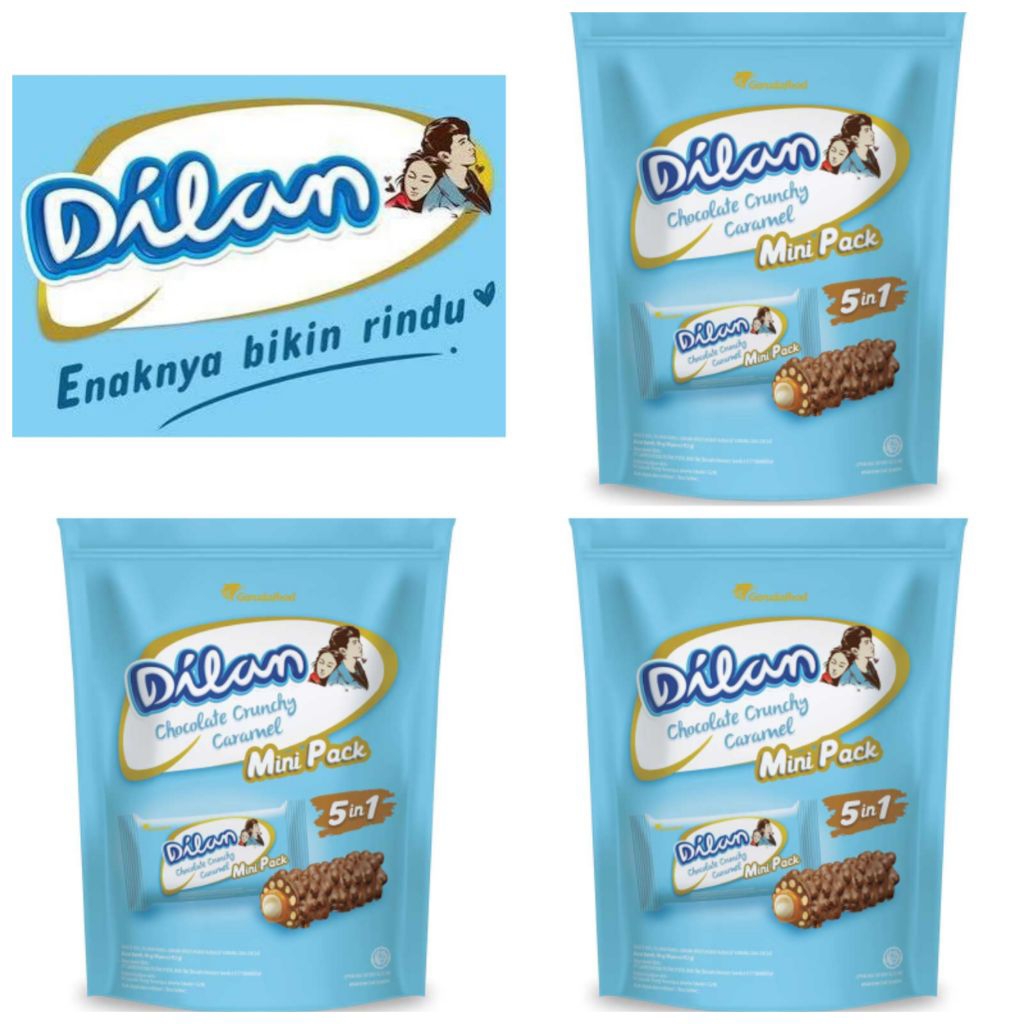 

Dilan Cokelat Crunchy Karamel Mini Pack 95 Gr