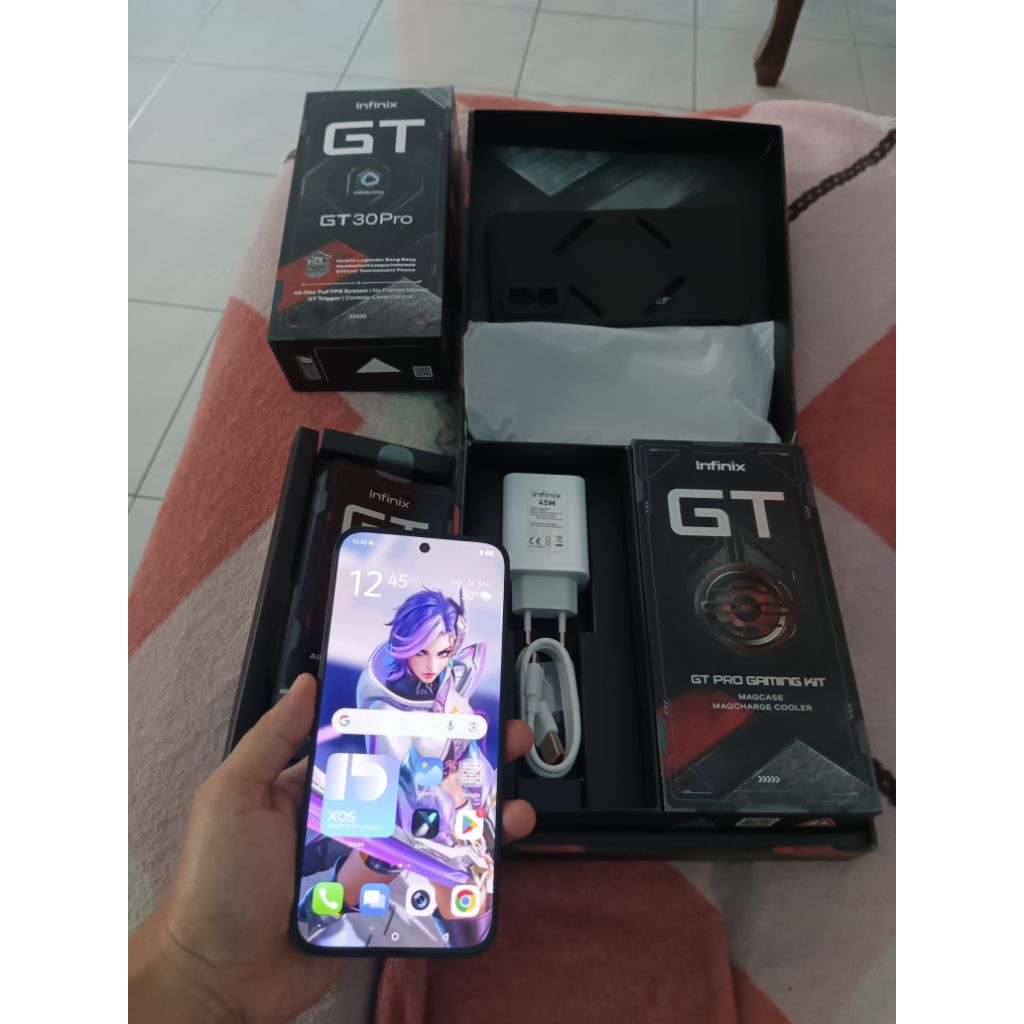 Infinix GT 30 Pro 5G Ram 8/256GB Dark Flare GiftBox