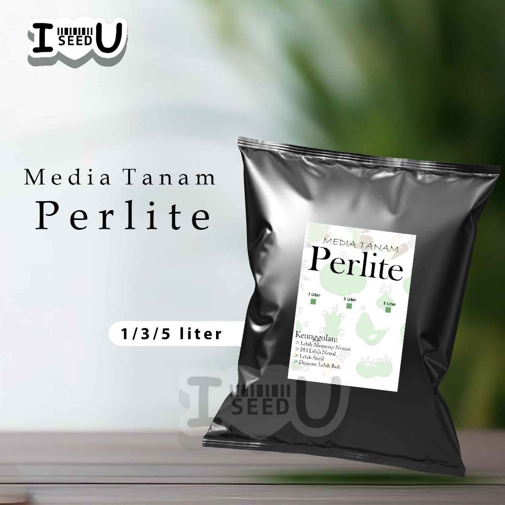 Perlite 1-3mm Media Tanam Premium - Untuk Campuran Media Tanam, Porous, Gembur, Untuk Semua Tanaman