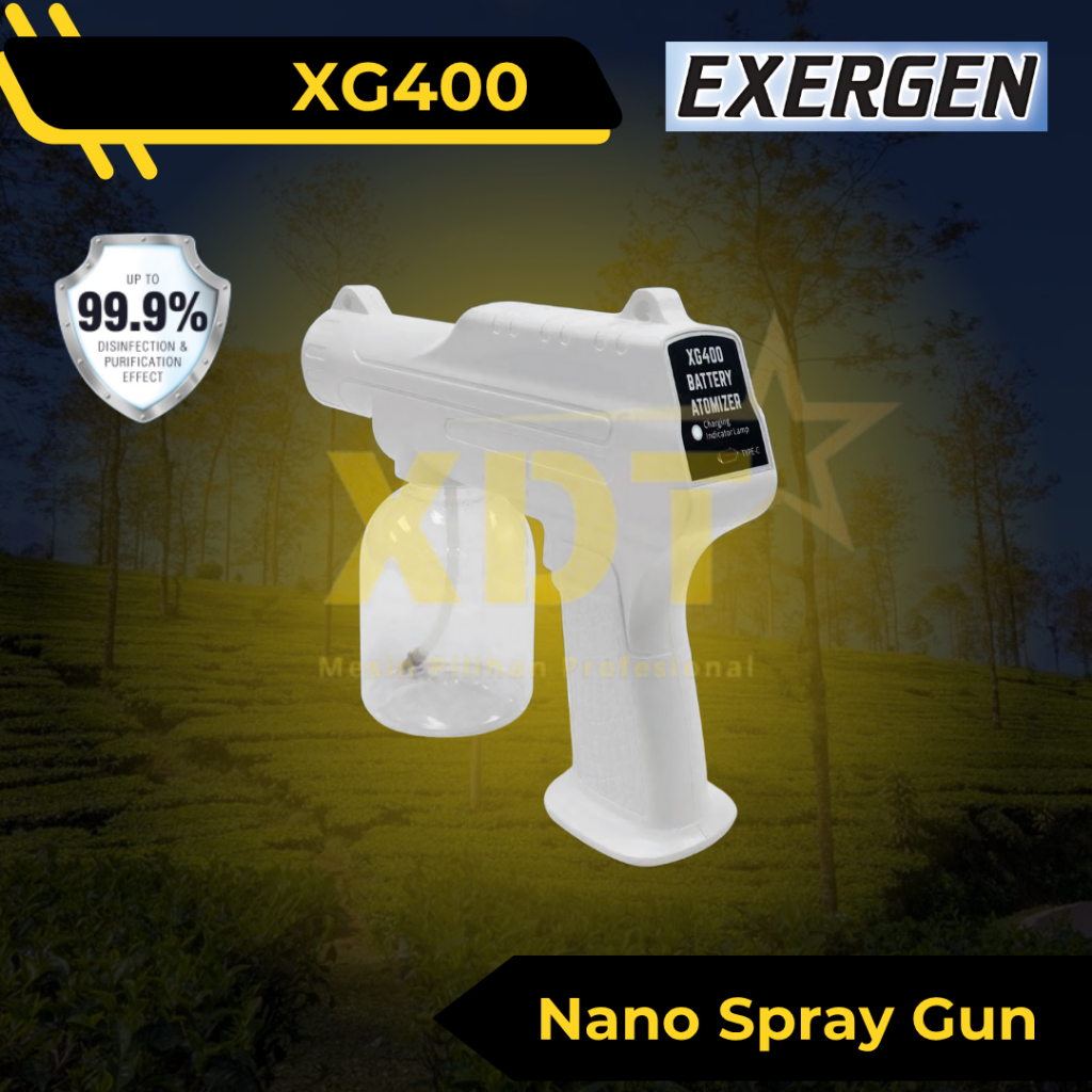 EXERGEN XG400 Sprayer Disinfektan Portable Nano Spray Gun Desinfektan EXERGEN XG 400