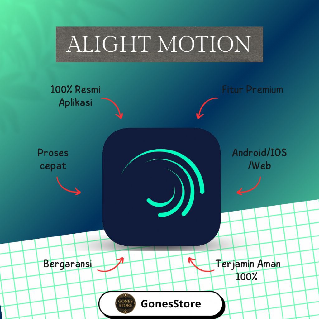 ALIGHT MOTION PREMIUM (1 Tahun) | Android/IOS/Web | Bergaransi
