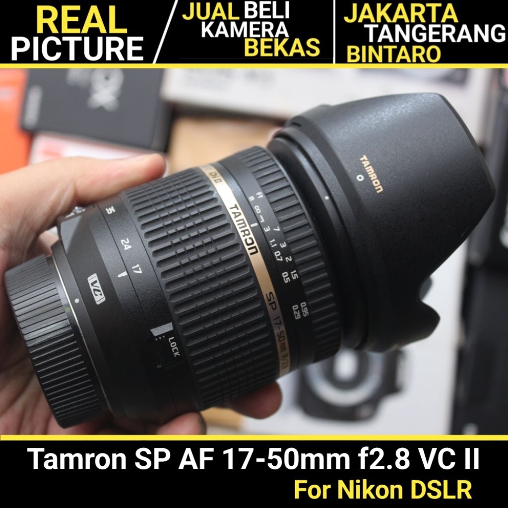 Tamron 17-50mm f2.8 VC II for NIKON BEKAS