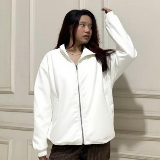 Jaket sauna suit jaket olahraga pria wanita