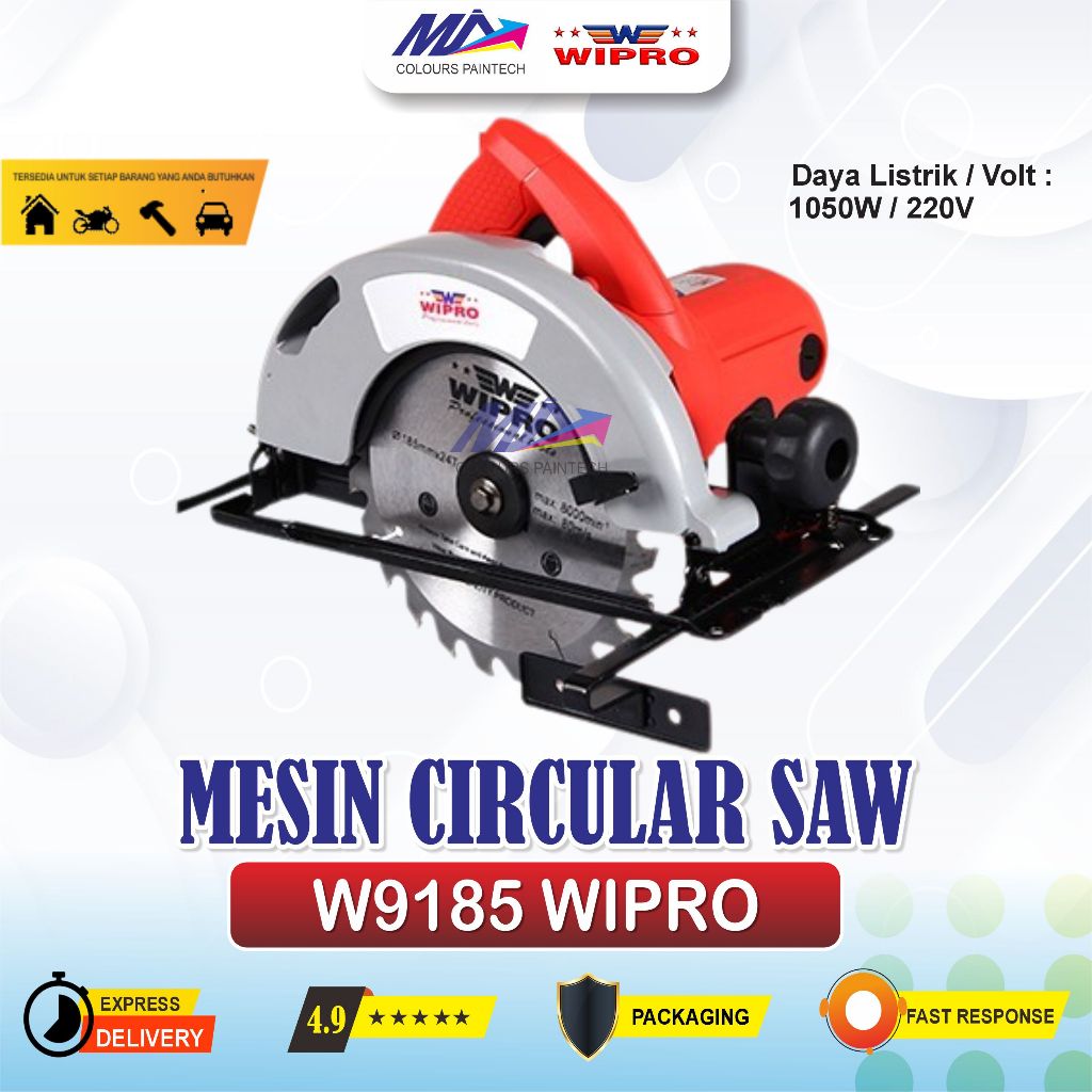 Wipro W9185 Circular Saw Gergaji Kayu