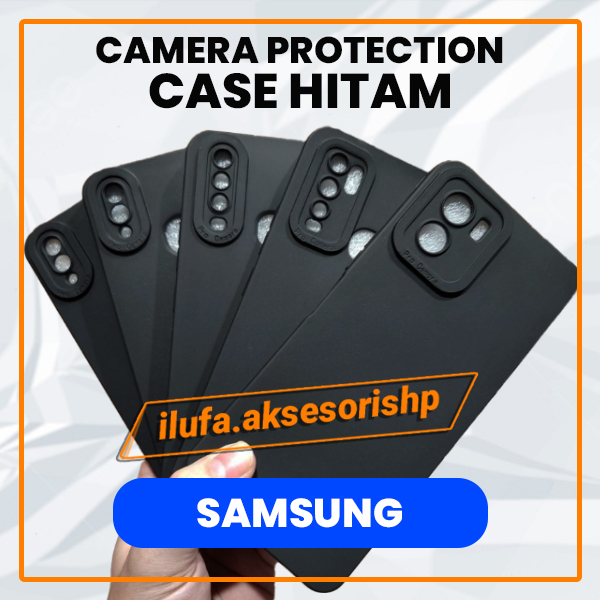 Case Hitam All Samsung Galaxy J1 Ace J2 J3 J4 J5 J6 J6+ J7 J7+ J8 Grand Prime A6+ A6 Plus 2015 2016 