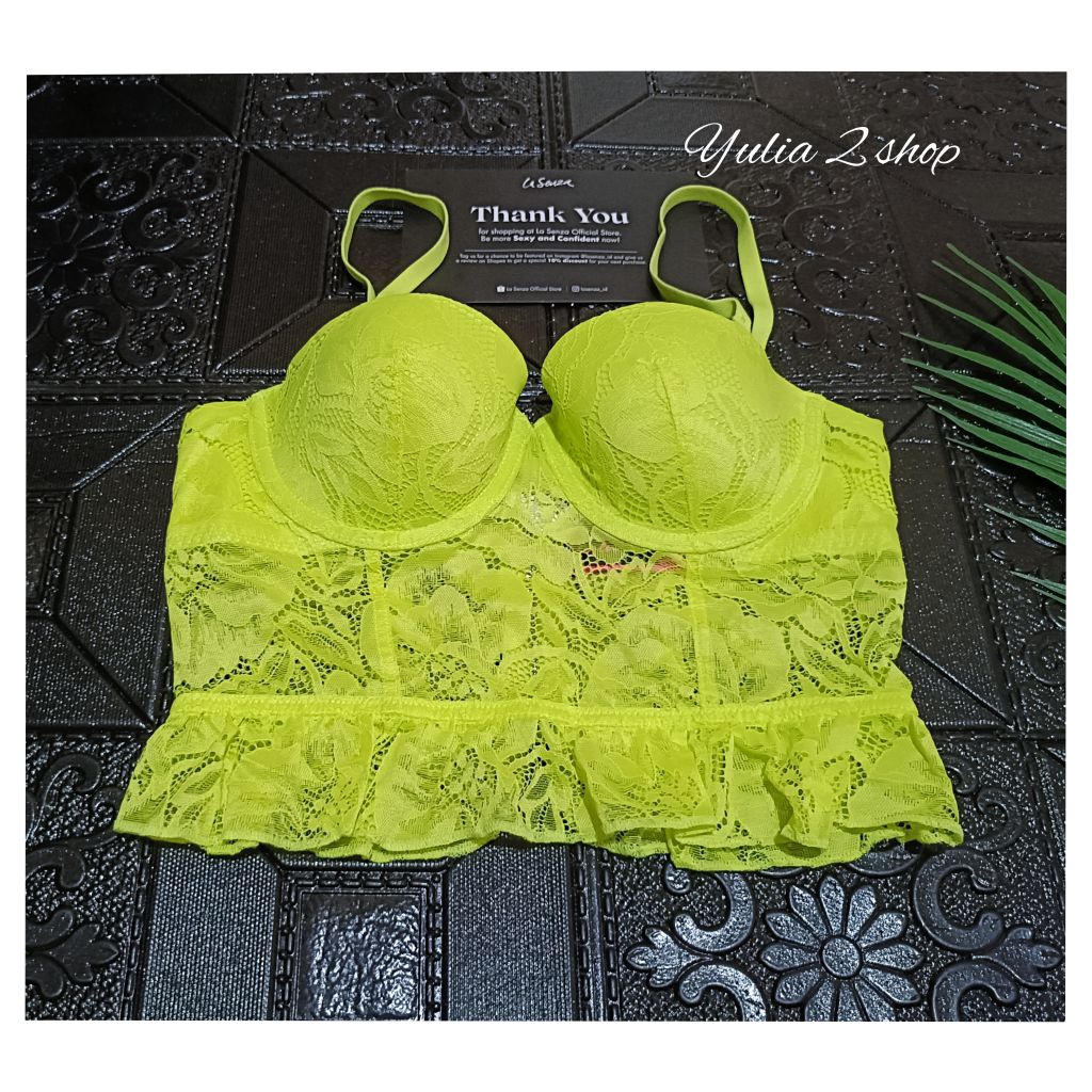 SALE NEW  LA SENZA BUSTIER CROP    TOP BRA KORSET LASENZA
