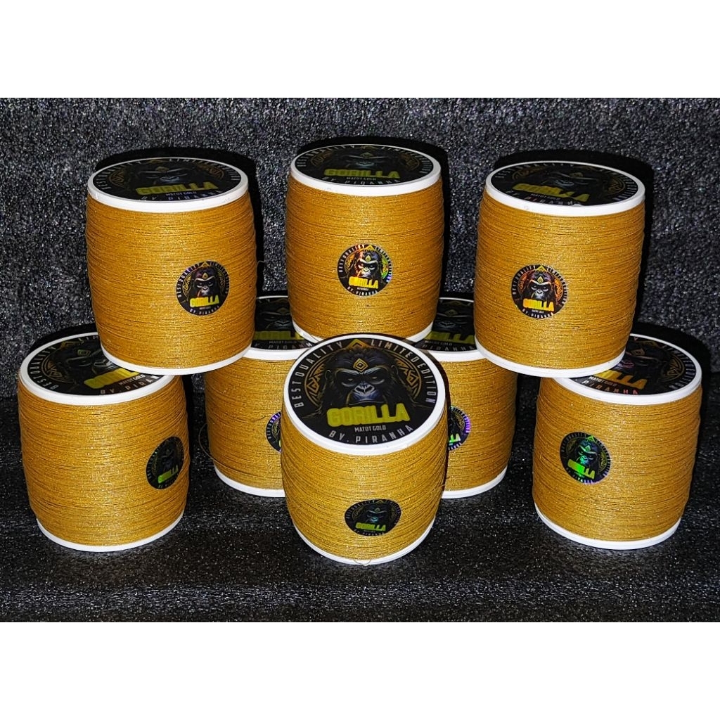 NEW MATOT GOLD gorilla size 0.21/0.22 tekstur kasar gahar merang isi gelasan full