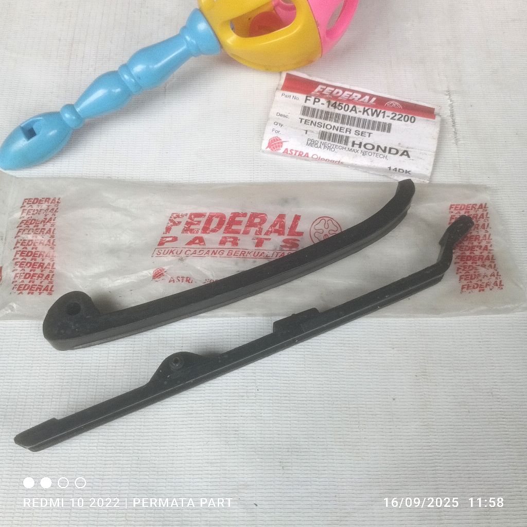 karet lidah tensioner honda glpro gl pro neotech glmax gl max neotech mega pro nos new old stok ori 