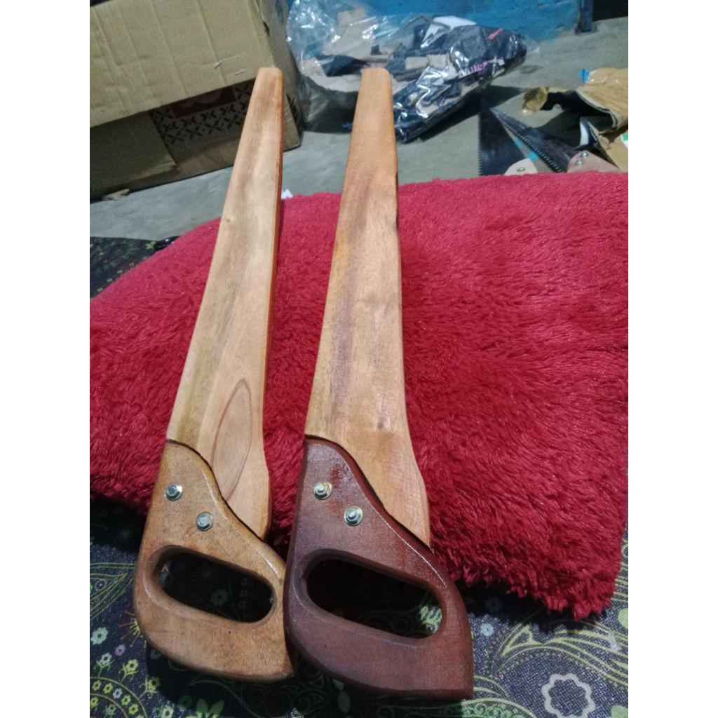 gergaji potong siap pakai plus sarung kayu