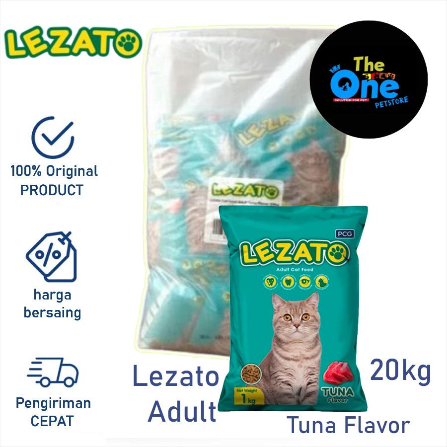 Makanan Kucing 1karung merek Lezato 20kg