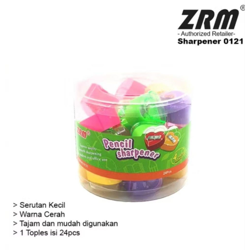 

1 Toples Serutan Pensil Kecil ZRM 0121 / Sharpenes Rautan Pensil